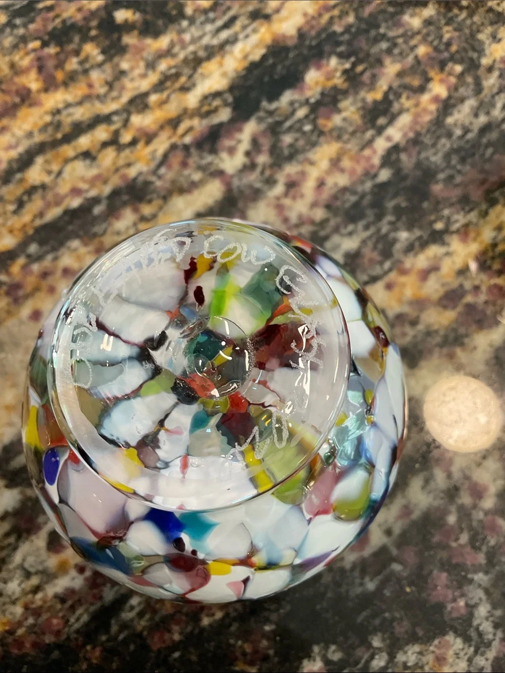 Original Murano-style glasses